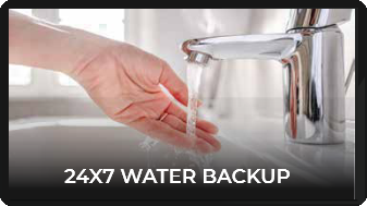 Nagpur Marina  have 24x7 water backup